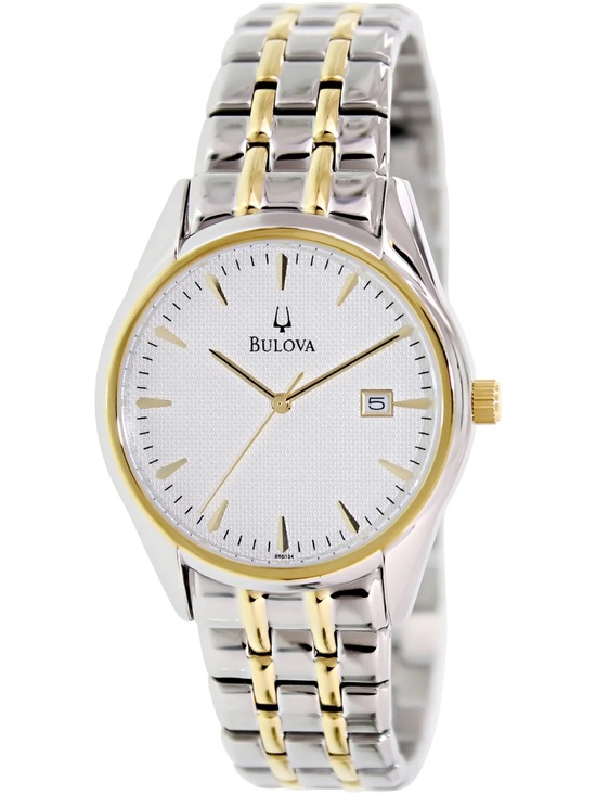 Bulova Other - Bulova Men's Sutton Two-Tone Stainless Steel Bracelet Watch 40mm nwt